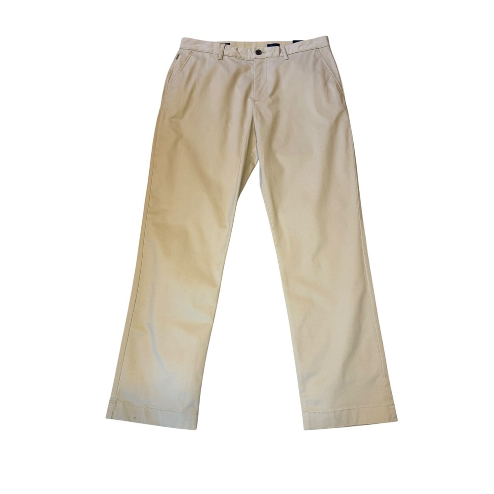 J.Crew Mens 33x30 TruTemp 365 Straight Fit Chino Pants Burnished Khaki CO403 NWT